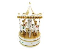 Carillon Cavalli Legno D 14 Decorazione Addobbi Natale