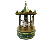 Carillon Cavalli Legno D 14 Decorazione Addobbi Natale