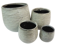 Vaso Lucido Perla S/4 Composizione Floreale Addobbi Allestimenti