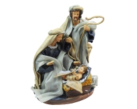Natività Azzurra Stoffa Cm 29,2 Decorazioni Addobbi Natale