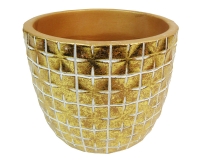 Vaso Hanoi D 17,6 H 14,4 Decorazioni Composizione Floreale Natale
