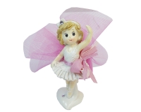 Bomboniere Comunione Bimba Sacchetto Applicazione Statuina Ballerina Braccio Alto