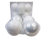 Palle Vetro Mm 80 Pz 12 Natale Decorazione Addobbi