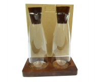 Set Bottiglie Base Legno H 16 Decorazioni Bomboniere Fai Da Te Matrimonio Wedding