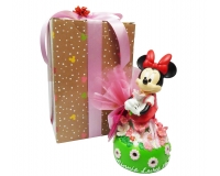Bomboniere Battesimo Comunione Lampada Minnie Sacchetto Velo Fata Box Decorata