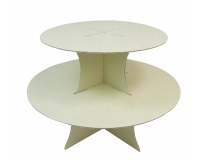 Alzata 2 Piano 27x20 Pz 1 Decorazioni Bomboniere Fai Da te