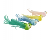Uccellino Cm 3,5 Pz 12 Clip Decorazione Primavera Pasqua