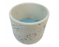 Vaso Ceramica Macchiato D 14 Decorazione Estate Mare