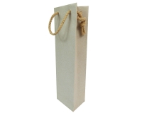 Buste Bottiglie Mini 8x30+6 Pz 12 Decorazioni Incarti Bianco Perla