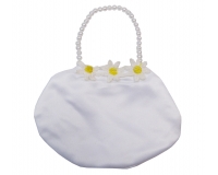 24 Pz Sacchetti Borsetta Con Margherita E Perle