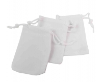 Mini Sacchetto Bianco Tirante Pz 50 Decorazioni Bomboniere Fai Da Te