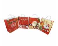 Buste Natalizie 33x26x42,5 Pz 16 Decorazioni Addobbi Regali