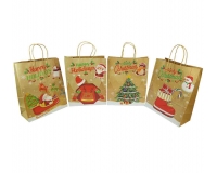 Buste Natalizie 33x26x42,5 Pz 16 Decorazioni Addobbi Regali