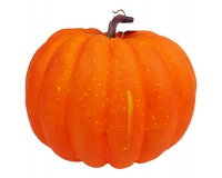 Zucca Arancio D 20 H 17 Decorazioni Addobbi Artificiale