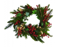 Corona Pino Cm 30 Artificiale Decorazioni Addobbi Natale