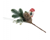 Pick Pino Gnomo Cm 24 pz 6 Decorazioni Addobbi Natale