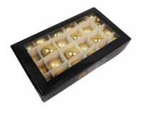 Palle Vetro Combi Mm 25 Pz 24 Oro Decorazioni Albero Natale