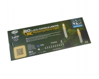 Filo 20 Candeline Mt 11,4+4 Decorazioni Addobbi Natale