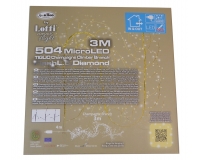 Ramo Luci 504 Led Oro Mt 3 Decorazioni Addobbi Natale
