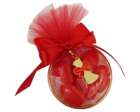 Bomboniere Laurea Tulle Anello Applicazione Pergamena