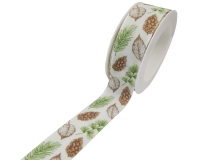 Nastro Pigne Mm 40 Mt 15 Decorazioni Addobbi Allestimenti Natale