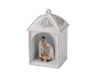 Natività Lanterna Cm 12 Led Decorazione Composizione Creativa Natale