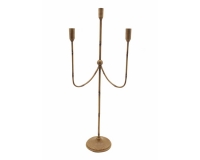 Candelabro Metallo Stile Bamboo H 73 Decorazioni Matrimonio Nozze