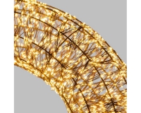 Corona Metallo 1000 Micro Led D 35 Addobbi Natalizi