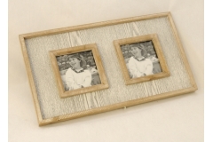 Portafoto In Legno Da 2 Foto 40x22 Cm