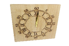 Orologio Legno Con Led 34x3x34 Cm Decorazione Arredo Regalo