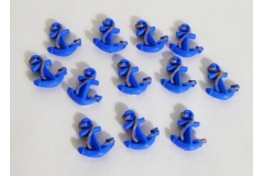 Ancora In Resina Blu O Bianca Con Adesivo 12 Pz