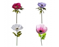 Anemone Gigante D 25 H 105 Artificiale Decorazione Composizione Floreale