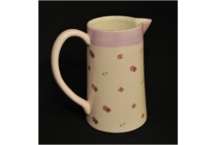 Caraffa Romantica Fiori Ceramica