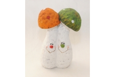 Coppia Funghi 13x20 Cm