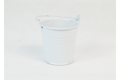 Secchiello Latta D.6 H. 5.5 Cm Bianco