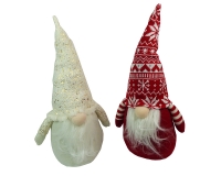 Elfo Gnomo Cm 45 Colorato Tessuto Linea Natale