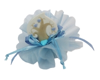 Bomboniera Battesimo Nascita Comunione Bambino Albero Vita Tulle