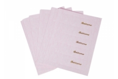 100 Bigliettini Battesimo Sfumato Rosa