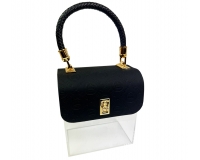 Borsetta Plexy Ecopelle 16x18x10 San Valentino Festa Mamma Addobbi