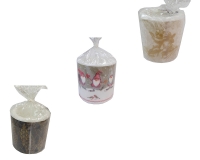 Candela Arredo Natale Grande Decorazione Composizione Creativa