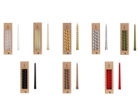 Candele Torciglione Cm 25 Durata 6 H Pz 3