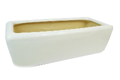 Vaschetta Glossy 2 Misure In Terracotta Smaltata