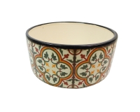 Ciotola Maiolica D. D.16,3 H. 8,5 Decorazione Composizione Floreale