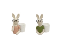 Vaso Coniglio 20x11 H 24 Decorazione Pasqua Primavera