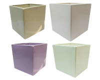 Cubo Ceramica 16,5x16,5x16,5 Composizioni Floreali