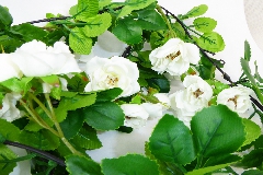 Ghirlanda Rose Multiflora Cm 180 Fiori Artificiali