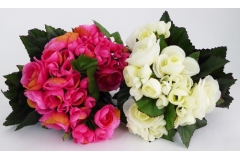 Busch Di Begonia Con 7 Fiori 30 Cm
