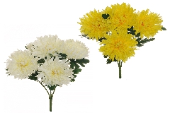 Busch 5 Fiori Crisantemo Spider Cm 54 Fiori Artificiali Decoro Composizione