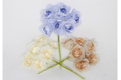 Rosellina C/pizzo Macramè Pz 60