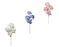 Ramo Ortensia Soft Artificiale Decorazione Composizione Floreale Colorata